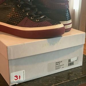 Jimmy Choo sneakers size 45. Barely worn. Men’s